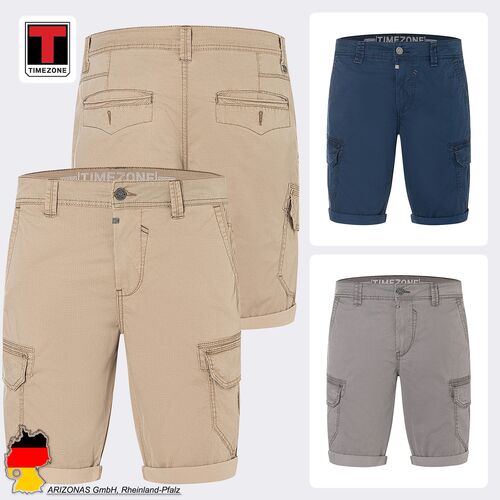 Cargo-Shorts mit Rei�verschluss Eingrifftaschen Slim Fit