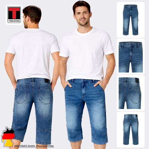 L�ssige Sommershorts Jeans 3/4 L�nge Eingrifftaschen