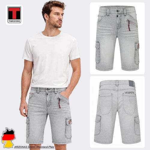 Cargoshorts Regular Fit Rei�verschluss Eingrifftaschen