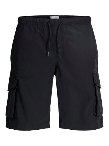 Jack & Jones Cargo Joggershorts Kordelzug Elastischer Bund Cargotaschen 