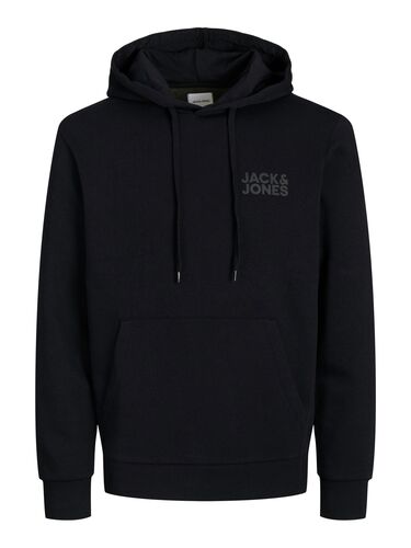 Jack & Jones Sweat Hoodie Bedruckt Kordelzug Rippb�ndchen Modisch 