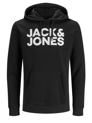 Jack & Jones Sweat Hoodie Bedruckt Kordelzug Rippb�ndchen Modisch 