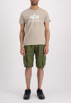 Cargo Shorts mit Eingrifftaschen und verdecktem Zip-Fly