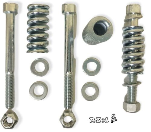TeZet F�cherkr�mmer Montageteile / Spannfedersatz / Federn & Schrauben, 3er Set