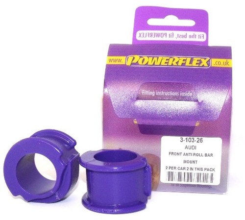 Powerflex-Buchse Road Series f�r Audi 80 - 90 Stabilisator vorne innen an Fahrgestell 26mm 