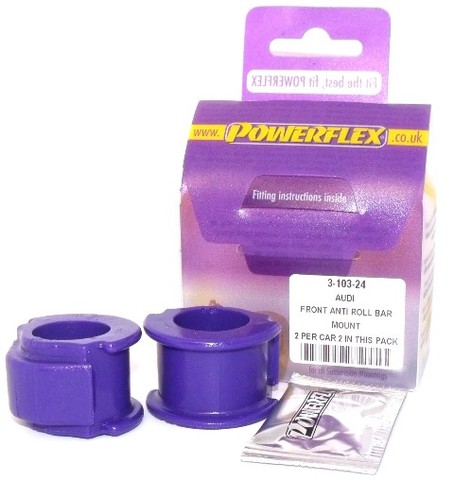 Powerflex-Buchse Road Series f�r Audi Coupe Quattro Stabilisator vorne innen an Fahrgestell 24mm 