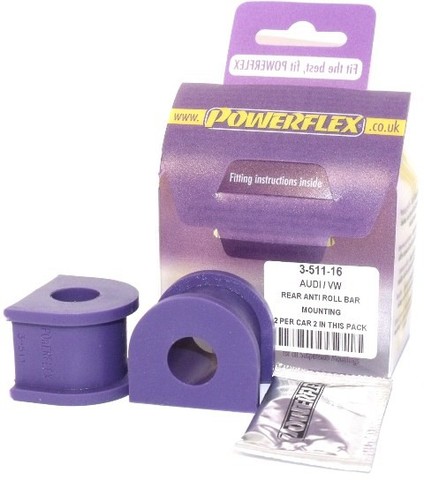 Powerflex-Buchse Road Series f�r VW Golf 4 4Motion Stabilisator hinten an Fahrgestell 16mm 