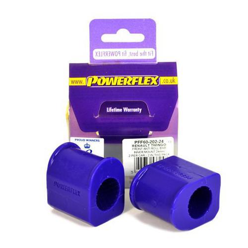 Powerflex-Buchse Road Series f�r Renault Twingo II (2007-2014) Stabibefestigung an der Karosserie 24mm