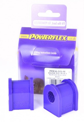 Powerflex-Buchse Road Series f�r Mazda RX-7 (Generation 3) Bj. 1992-2002 Stabilisator hinten 16mm