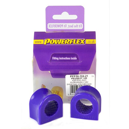 Powerflex-Buchse Road Series f�r Citroen Saxo (inkl.VTS) Stabilisator vorne au�en 21mm