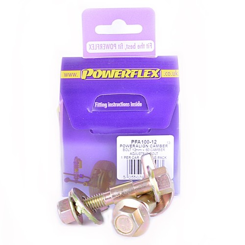 Powerflex-Buchse Black Series f�r VW Caddy Mk1 (1985-1996) Sturz-Einstellbolzen Kit 12mm