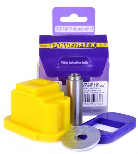 Powerflex-Buchse Road Series f�r Renault Clio III Sport 197/200 (2005-2012) vorderes Motorlager oben Drehmomentst�tze