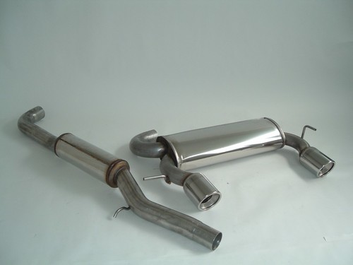 Friedrich Motorsport 3 Zoll (76mm) Duplexanlage f�r Audi TT 8N Quattro, 1.8l Turbo 132/165kW