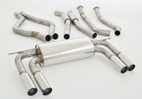 Friedrich Motorsport 3 Zoll (76mm) Duplexanlage f�r BMW X6 M, 4.4l V8 Bi-Turbo 408kW