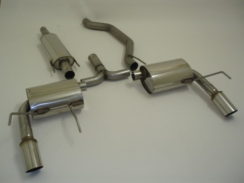 Friedrich Motorsport 3 Zoll (76mm) Duplexanlage f�r Opel Signum, 2.0l Turbo 129kW / 2.8l V6 Turbo 169/184kW