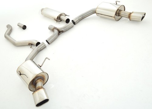 Friedrich Motorsport 3 Zoll (76mm) Duplexanlage f�r Opel Vectra C, 2.0l Turbo 129kW / 2.8l V6 Turbo 169/184kW