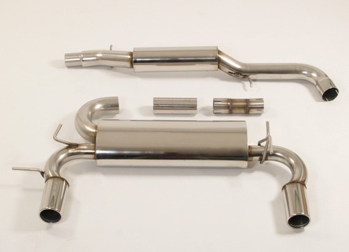 Friedrich Motorsport 3 Zoll (76mm) Duplexanlage f�r VW Golf IV, 2.3l V5 110/125kW / 2.8l V6 150kW