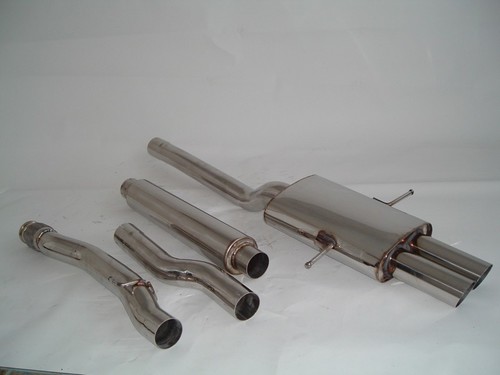 Friedrich Motorsport 70mm Anlage mittig f�r Mini R56 Cooper S, 1.6l Turbo 128/135kW