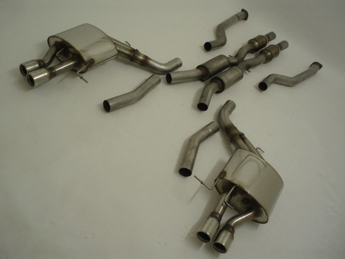 Friedrich Motorsport 70mm Duplex-Anlage mit 200 Zellen Sport-Kats. f�r BMW E60 M5, 5.0 V10 373kW