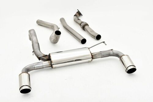 Friedrich Motorsport 70mm Duplexanlage f�r Fiat 500 Abarth, 1.4l 16V T-Jet 99kW/118kW