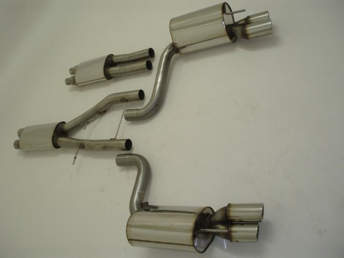 Friedrich Motorsport 70mm Duplexanlage f�r Jaguar XF Typ R, 5.0l V8 375kW