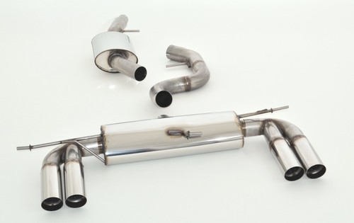 Friedrich Motorsport 70mm Duplexanlage f�r VW Tiguan 4motion, 1.4l TSI 110kW / 2.0l TSI 125/147kW / 2.0l TDI 103/125kW