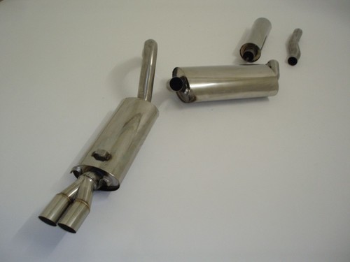 Friedrich Motorsport Edelstahl-Sportauspuffanlage Gr.A f�r Audi 80/90 Typ 89 Frontantrieb, 1.8l 55/66/79/81/82/83/92kW / 1.9l D 50/66kW / 2.0l 82/83/85/86/101/103/118kW / 2.2l 85/88/96/98/100 / 2.3l 98/123/125kW / 2.6l 110kW(2.6l V6