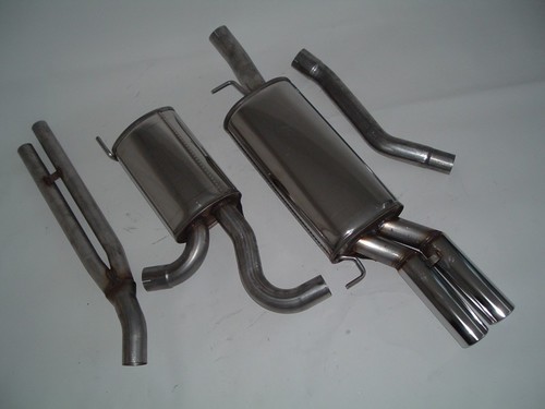 Friedrich Motorsport Edelstahl-Sportauspuffanlage Gr.A f�r Audi A6 4B Frontantrieb, 2.4l V6 121kW / 2.7l Turbo 169kW / 2.8l V6 142kW