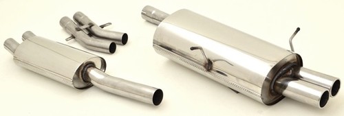 Friedrich Motorsport Edelstahl-Sportauspuffanlage Gr.A f�r BMW E46, 330d 135/150kW