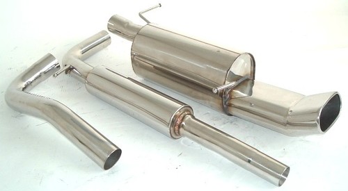 Friedrich Motorsport Edelstahl-Sportauspuffanlage Gr.A f�r Skoda Fabia, 1.0l 37kW / 1.2l 40/47kW / 1.4l 44/50kW / 1.4l 16V 55/74kW / 1.4l TDI 51/55/58kW / 1.9l SDI 47kW / 1.9l TDI 74kW / 2.0l 85kW