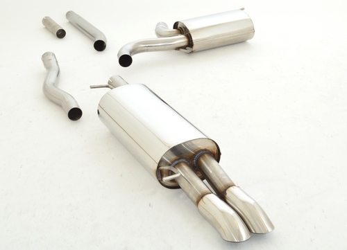 Friedrich Motorsport Edelstahl-Sportauspuffanlage Gr.A f�r Skoda Superb 3U, 1.8l Turbo 110kW / 1.9l TDI 74/96kW / 2.0 85kW / 2.5l V6 TDI 114/120kW