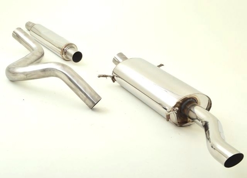 Friedrich Motorsport Edelstahl-Sportauspuffanlage Gr.A f�r VW Golf I Cabrio, 1.3l 40kW / 1.6l 51/53/55/81kW / 1.8l 66/70/72/82kW