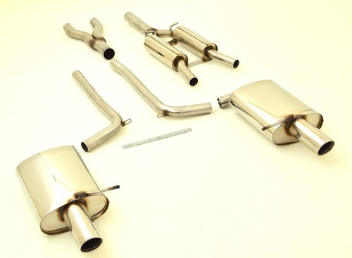 Friedrich Motorsport Gr.A Duplexanlage f�r Audi A4 B6 (8E/8H) Quattro, 2.5l TDI 132kW / 3.0l V6 162kW