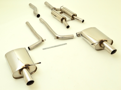 Friedrich Motorsport Gr.A Duplexanlage f�r Audi A4 B7 (8EC/8ED/8H) Quattro, 1.8l Turbo 120kW / 2.0l TFSI 147/162kW / 2.0l TDI 103/125kW