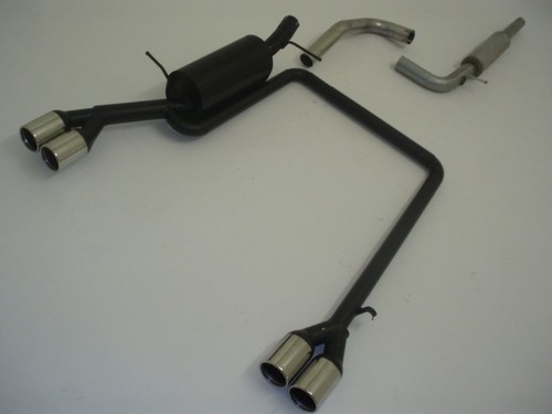 Friedrich Motorsport Gr.A Duplexanlage f�r Skoda Fabia, 1.2l 47kW / 1.4l 50kW / 1.4l 16V 55/74kW / 1.4l TDI 55kW / 1.9l SDI 47kW / 1.9l TDI 74kW / 2.0l 85kW