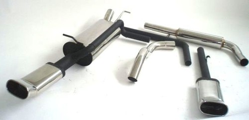 Friedrich Motorsport Gr.A Duplexanlage f�r VW Bora, 1.4l 16V 55kW / 1.6l 74/75kW / 1.6l 16V 77kW / 1.6l FSI 81kW / 1.8l Turbo 110/132kW / 1.9l TDI 66/74/81/85/96/110kW / 2.0l 85kW / 2.3l V5 110/125kW