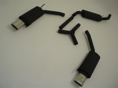 Friedrich Motorsport Gr.A Duplexanlage f�r VW T4 Bus, 1.9l D 44kW / 1.9l TD 50kW / 2.0l 62kW / 2.4l D 55/57kW / 2.5l 81/85kW / 2.5l TDI 65/75/111kW 2.8l VR6 103/150kW