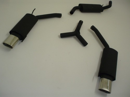 Friedrich Motorsport Gr.A Duplexanlage f�r VW T4 Bus, 1.9l D 44kW / 1.9l TD 50kW / 2.0l 62kW / 2.4l D 55/57kW / 2.5l 81/85kW / 2.5l TDI 65/75/111kW 2.8l VR6 103/150kW