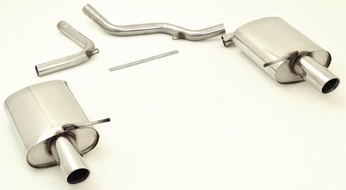 Friedrich Motorsport Duplex-Sportendschalld�mpfer f�r Audi A4 B6 (8E/8H) Frontantrieb, 1.8l Turbo 110/120/140kW / 2.0l FSI 110kW / 2.4l V6 125kW / 2.5l TDI 114/120/132kW / 3.0l V6 162kW