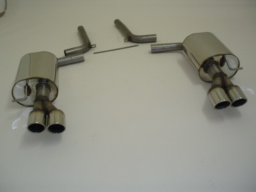 Friedrich Motorsport Duplex-Sportendschalld�mpfer f�r Audi A6 4F Quattro, 2.4l V6 130kW / 2.7l TDI 132/140kW / 2.8l FSI 140/154/162kW / 3.0l TFSI 213kW / 3.0l TDI 165/176kW / 3.2l FSI 188kW / 4.2l V8 246/257kW