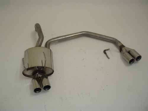 Friedrich Motorsport Duplex-Sportendschalld�mpfer f�r Fiat 500, 1.2l 51kW / 1.3l JTD 55/70kW / 1.4l 16V 74kW