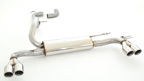 Friedrich Motorsport Duplex-Sportendschalld�mpfer f�r Mazda 3 (BK), 1.4l MZR 62kW / 1.6l MZR 77kW / 1.6l MZ-CD 80/81kW / 2.0l MZR 110kW / 2.0l MZ-CD 105kW