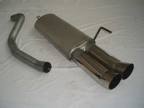 Friedrich Motorsport Sportendschalld�mpfer f�r Audi 80 B4, 1.6l 52/74kW / 1.9l TDI 55/66kW / 2.0l 66/85kW