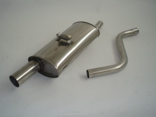 Friedrich Motorsport Sportendschalld�mpfer f�r VW Polo II / III, 1.1l 29/33kW / 1.3l 33/40/44/55kW / 1.3l G40 83kW