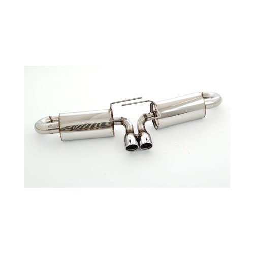 Friedrich Motorsport Sportendschalld�mpfer mittig f�r Porsche Boxster Typ 986, 2.5l 150kW