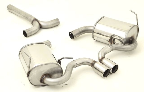 Friedrich Motorsport Sportendschalld�mpfer mittig f�r Mini R53 Cooper S, 1.6l Kompressor 125kW