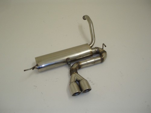 Friedrich Motorsport Sportendschalld�mpfer mittig f�r Peugeot 107, 1.0l 12V 50kW / 1.4l HDI 40kW