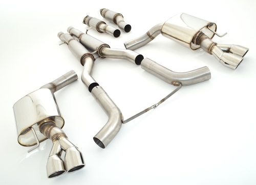 Friedrich Motorsport 2x76mm Duplex-Anlage f�r Audi S6 4F Quattro Limousine & Avant / AWD Bj. 03/2006-12/2010  5.2l V10 320kW