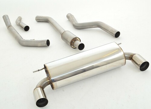 Friedrich Motorsport 70mm Duplex-Anlage f�r BMW 1er F20/F21 Coupe Bj. 09/2011-03/2015 3-/5-T�rer 118i 125kW