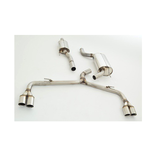 Friedrich Motorsport 70mm Duplex-Anlage f�r Hyundai i30 GDH +Coupe  ab Bj. 04/2015 3-/5-T�rer 1.6l T-GDI 137kW